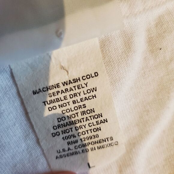 Vintage Peace Patriotic 100% Cotton Novelty Tshirt -Size Large - Picture 9 of 10